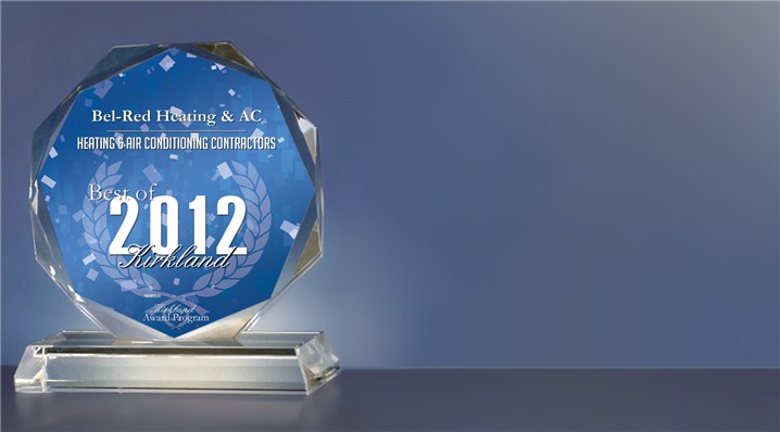 BelRed Best of Kirkland Award in the Heating & Air Conditioning Contractors