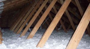 attic insulation after
